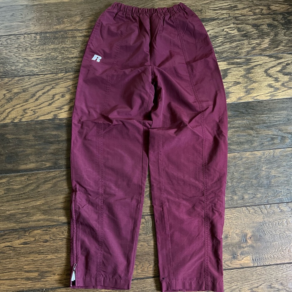 Russell Athletic Burgundy Track Pants